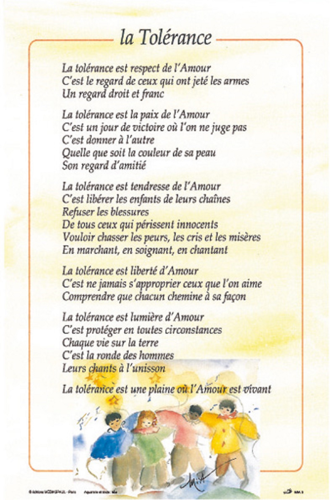 POSTER LA TOLERANCE MIA03