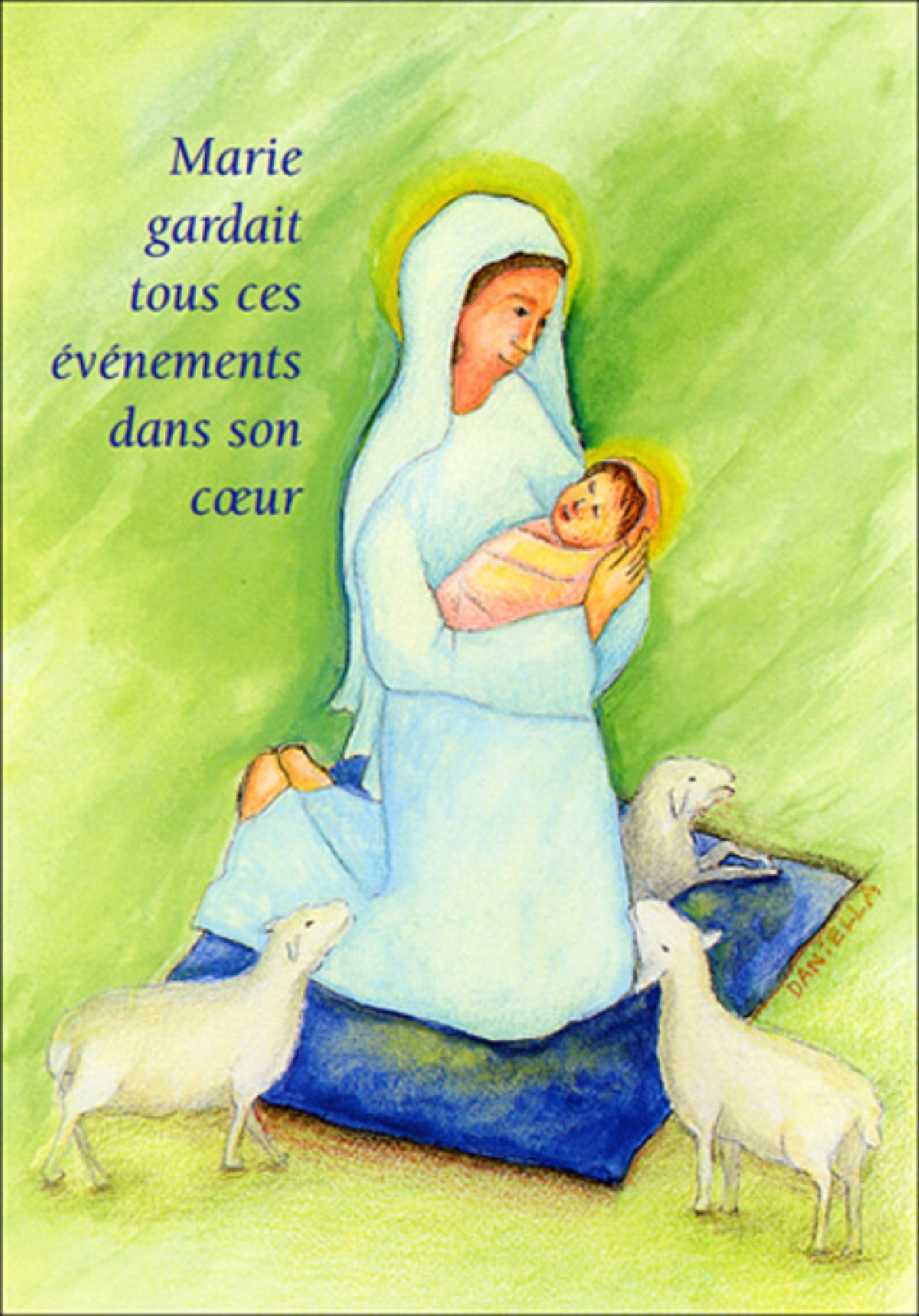 PACK CARTES NOEL OH04 10EX