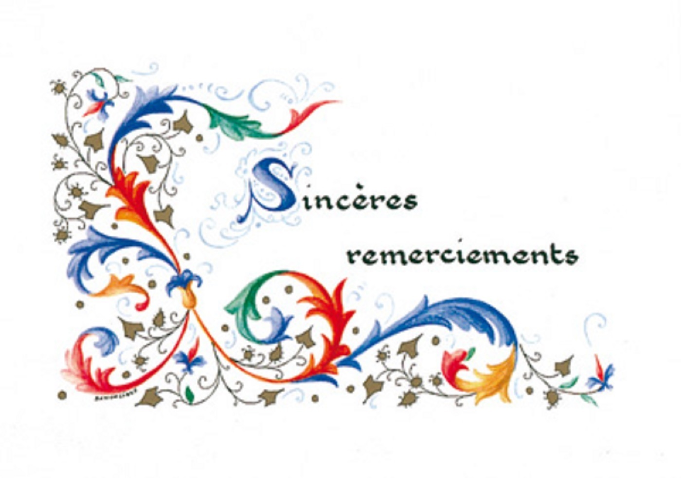 PACK SINCERES REMERCIEMENTS ANM06 10EX