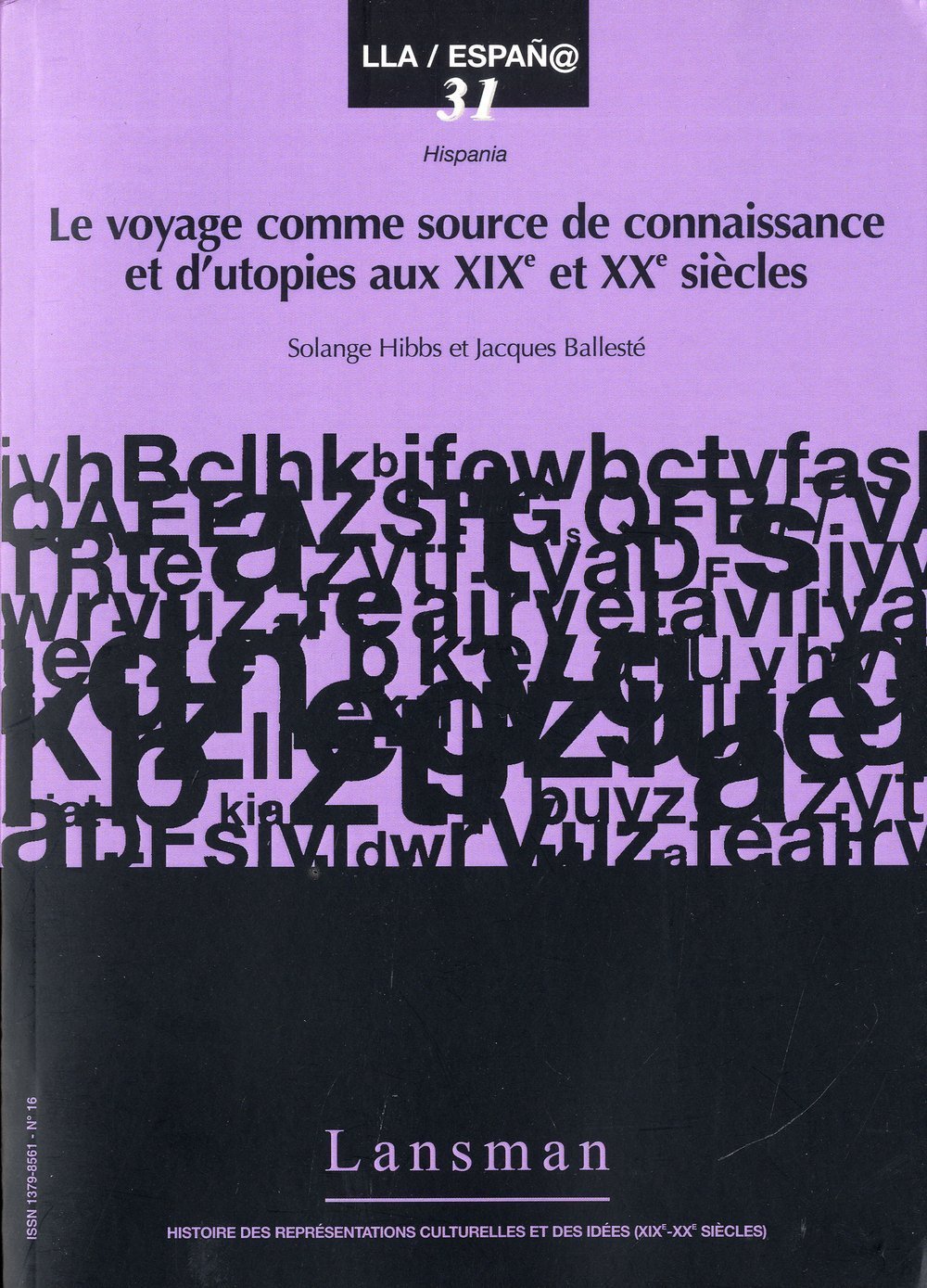 LE VOYAGE COMME SOURCE DE CONNAISSANCE
