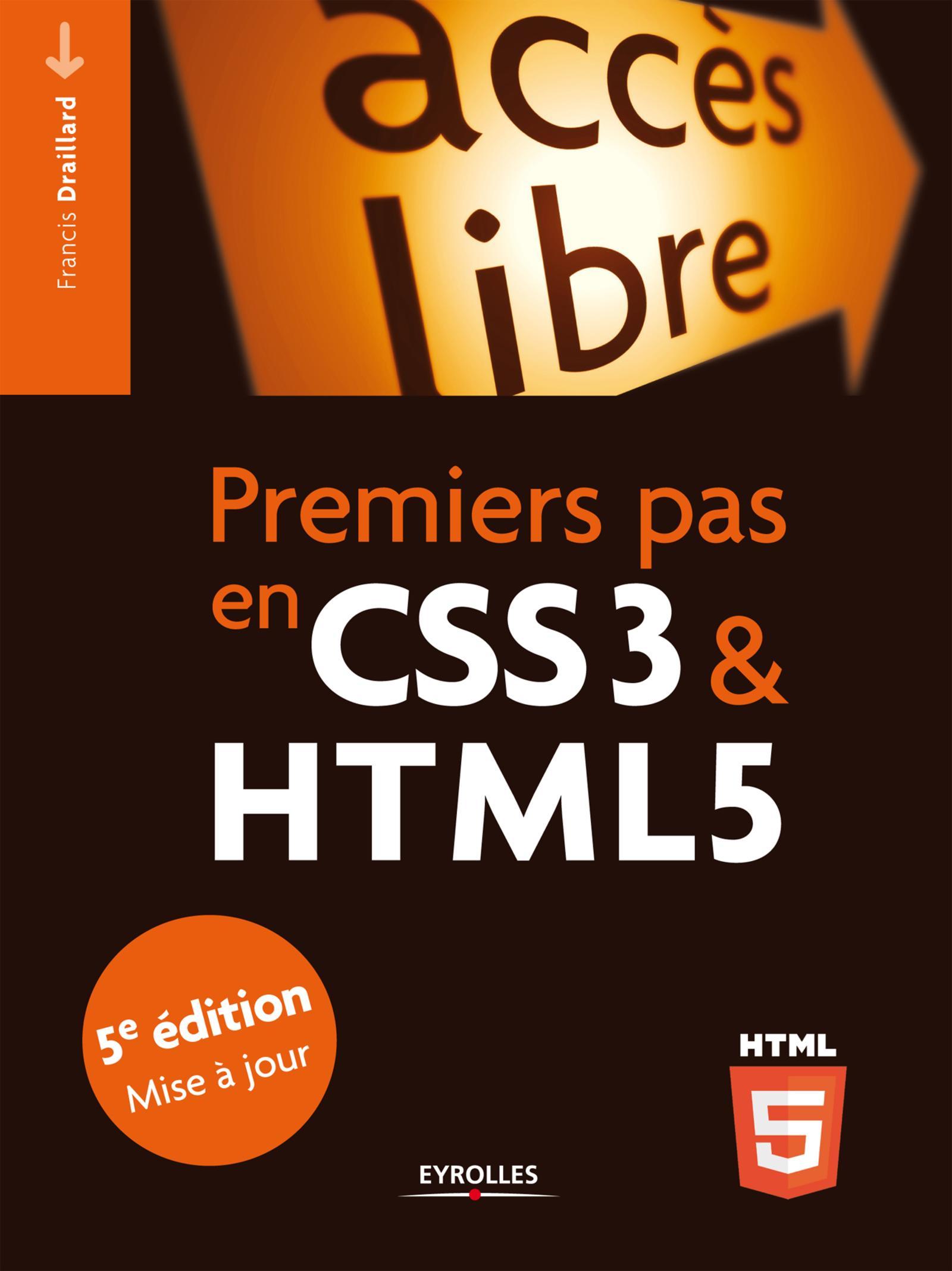 PREMIERS PAS EN CSS3 ET HTML5