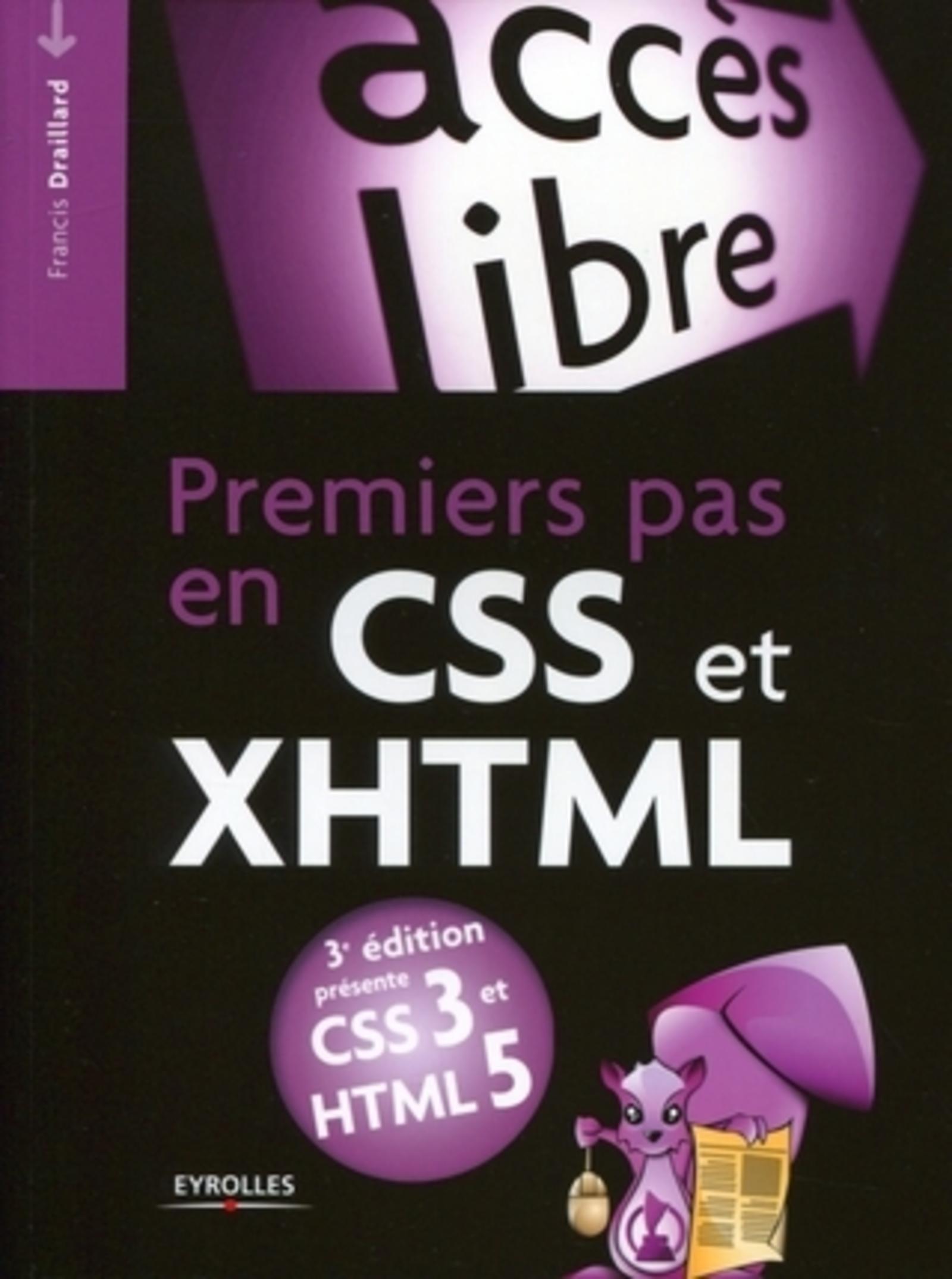 PREMIERS PAS EN CSS ET XHTML