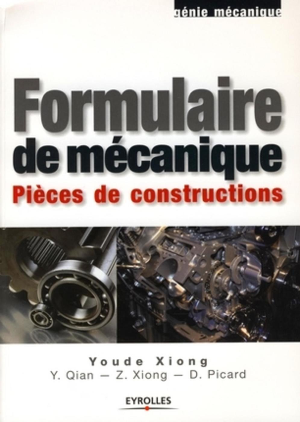 Formulaire de mécanique