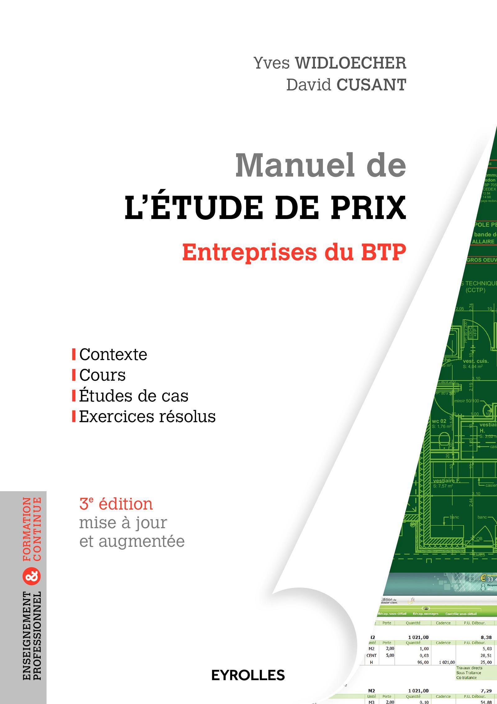 MANUEL DE L ETUDE DE PRIX  ENTREPRISES DU BTP