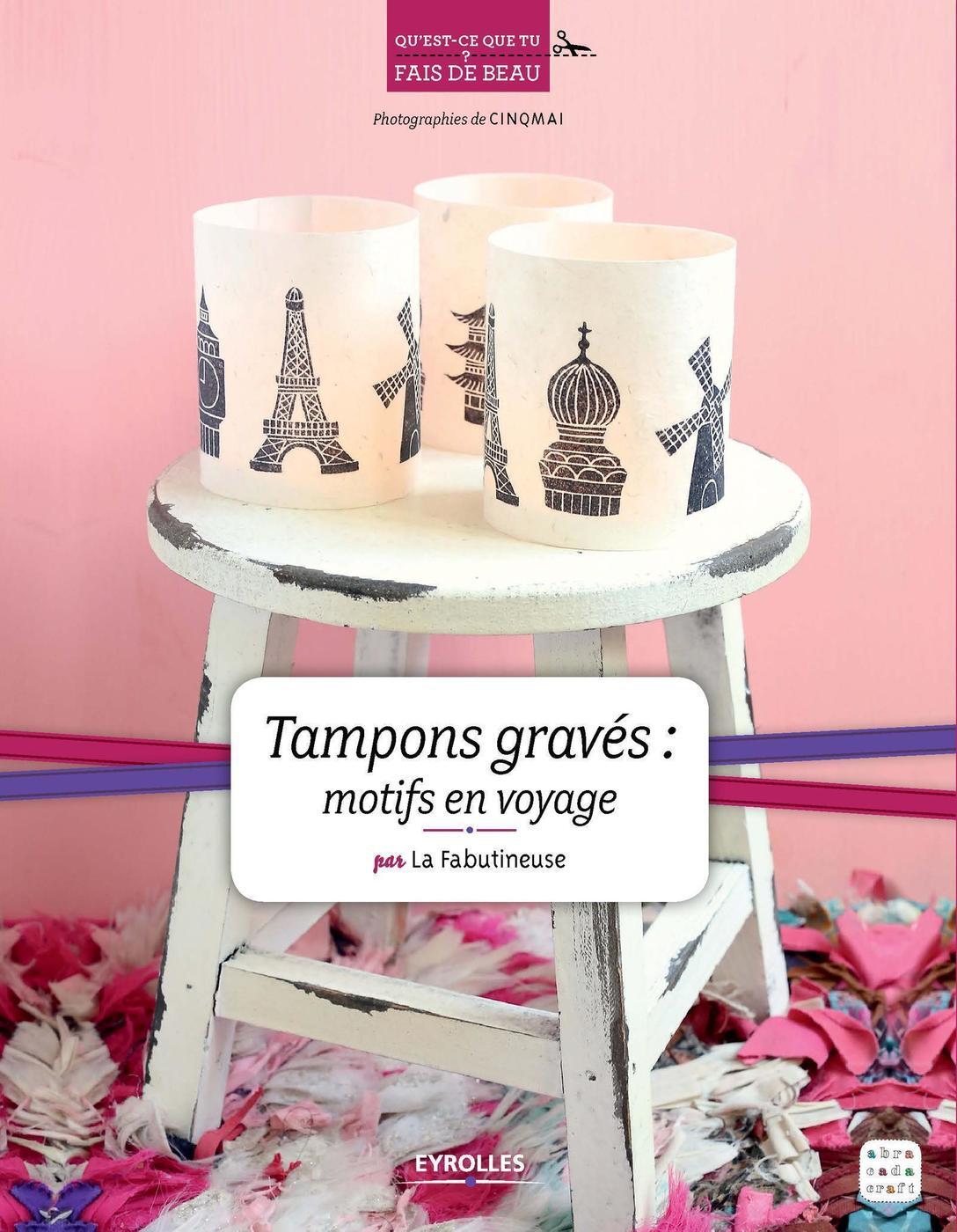 Tampons gravés : motifs en voyage