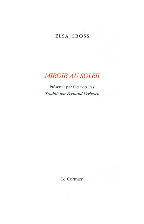 MIROIR AU SOLEIL