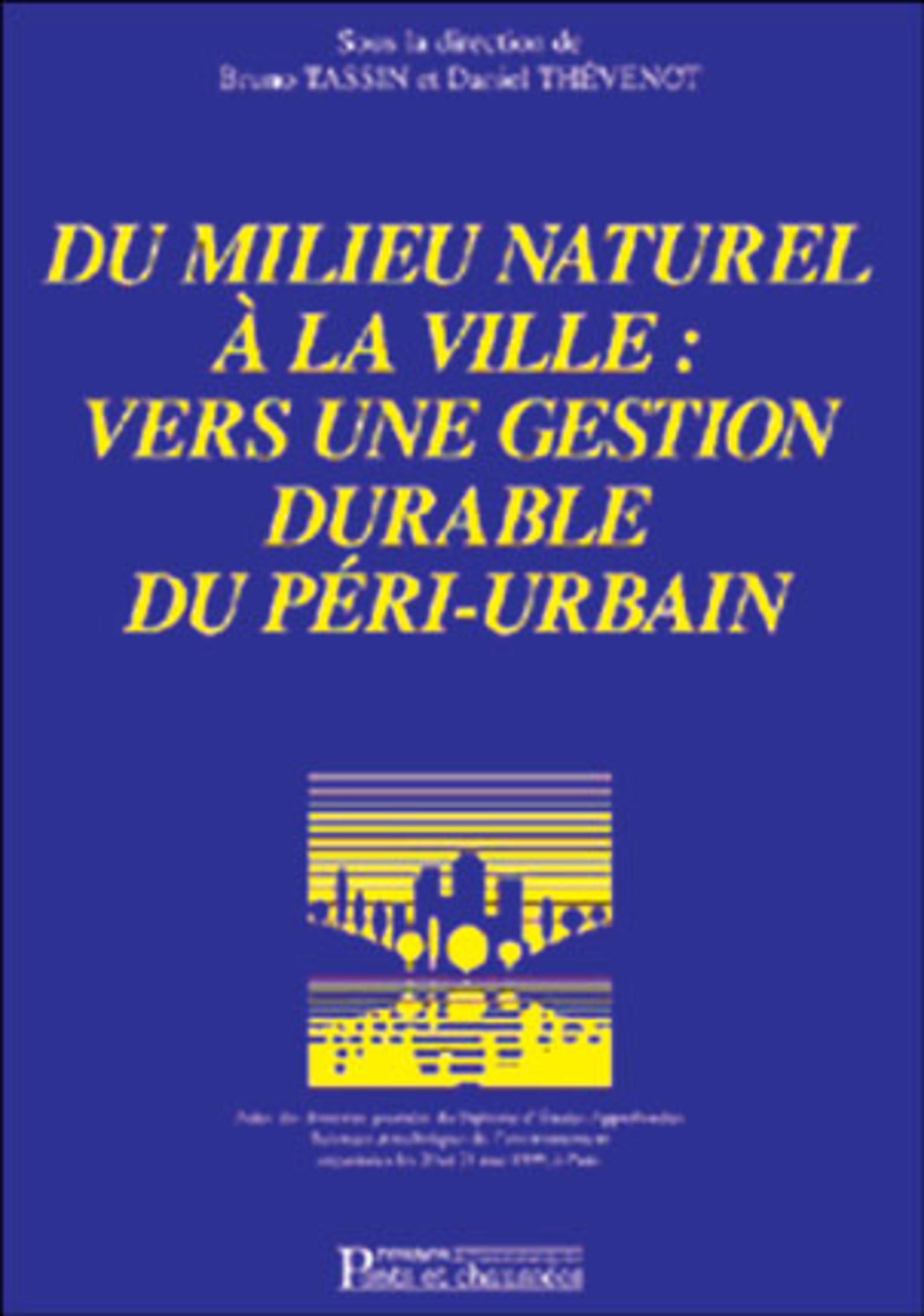 DU MILIEU NATUREL A LA VILLE