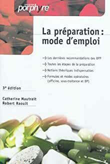 PREPARATION : MODE D EMPLOI 3E ED
