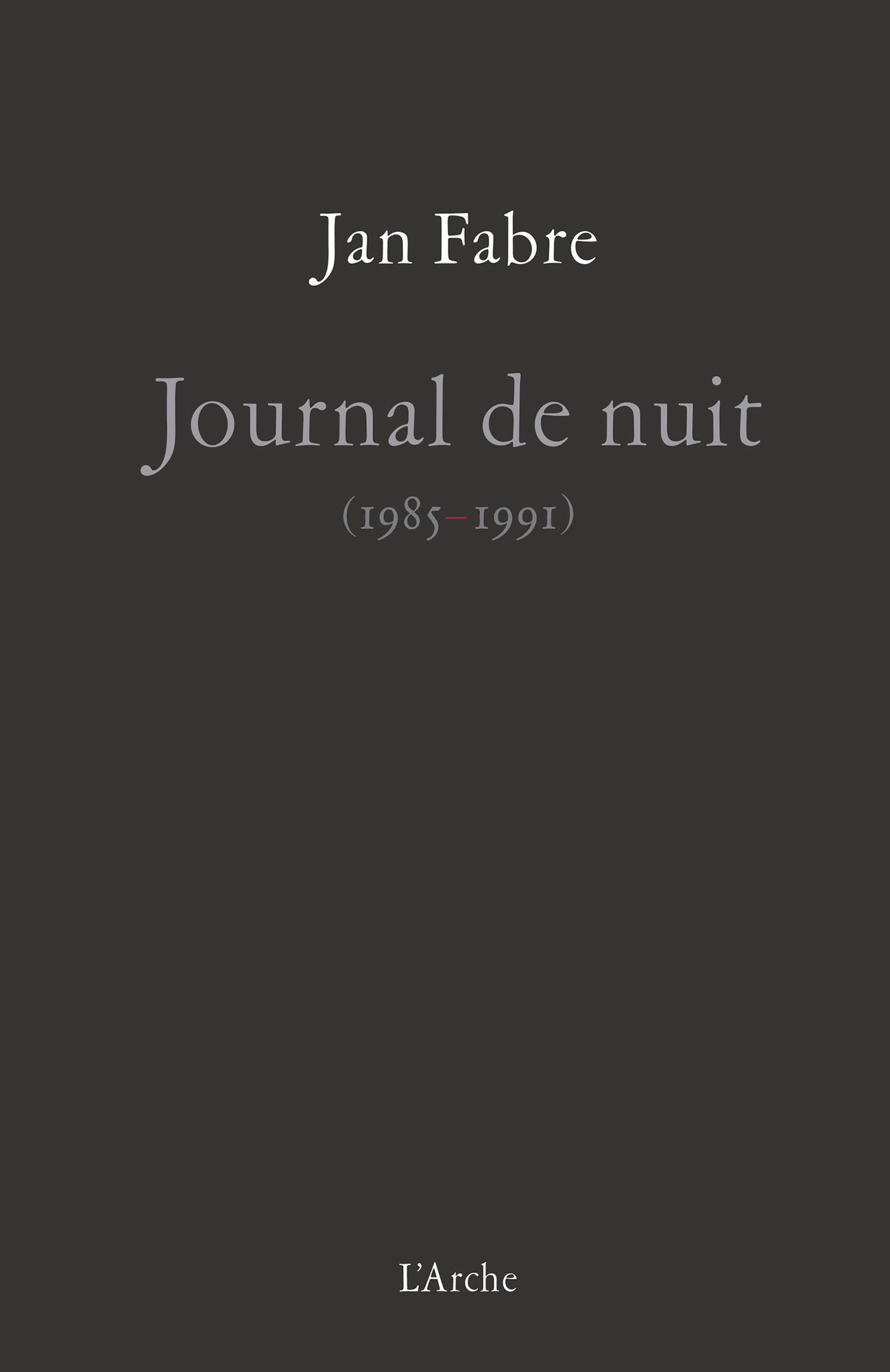 Journal de nuit 1985-1991 (tome II)