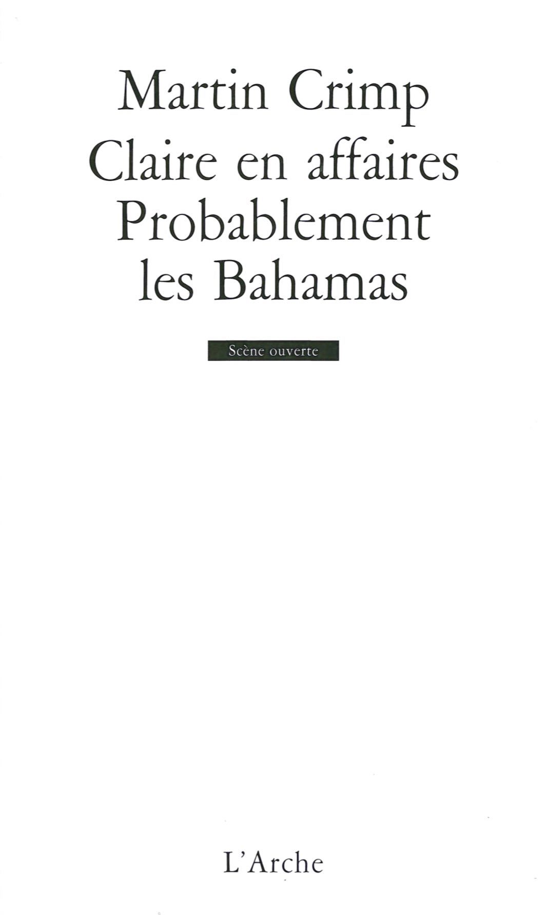 Claire en affaires / Probablement les Bahamas