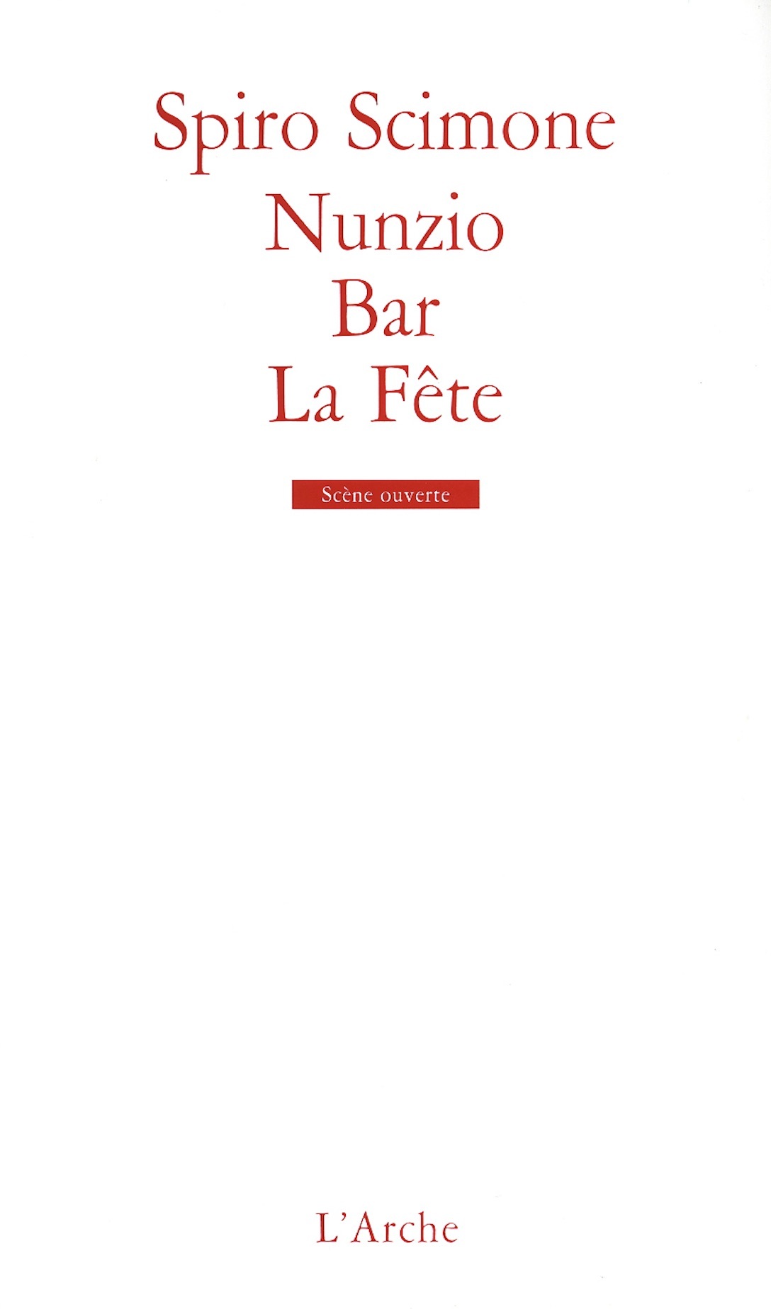 Nunzio / Bar / La Fête