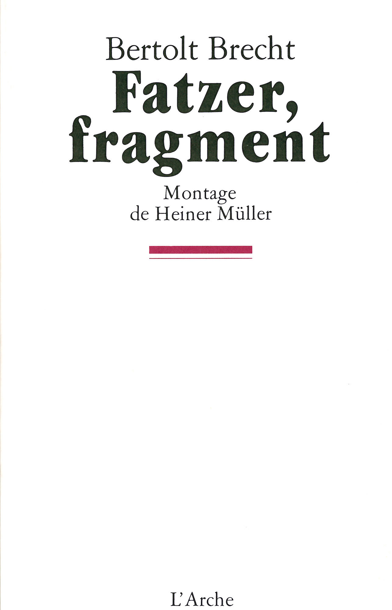Fatzer, fragment
