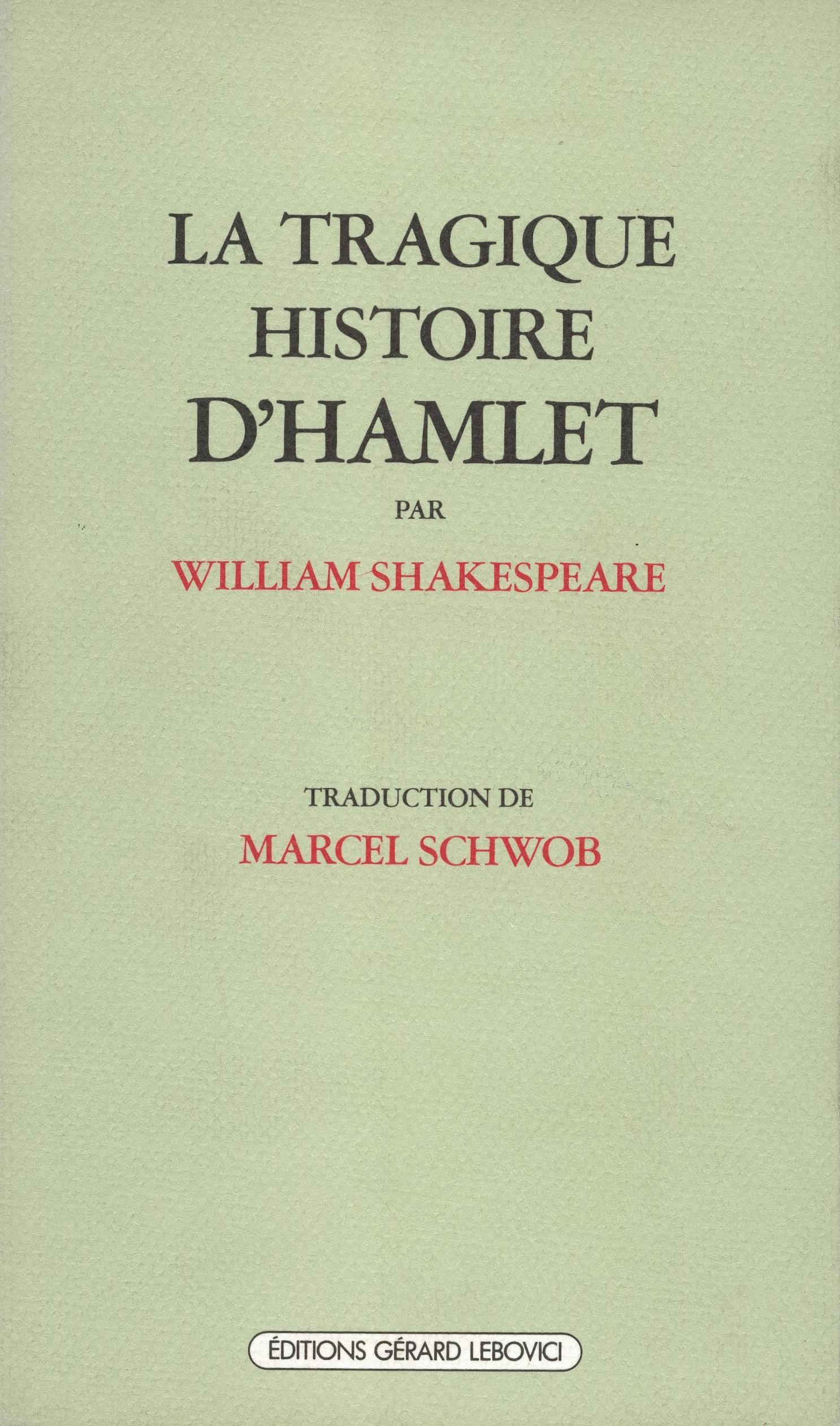 La Tragique histoire d'Hamlet