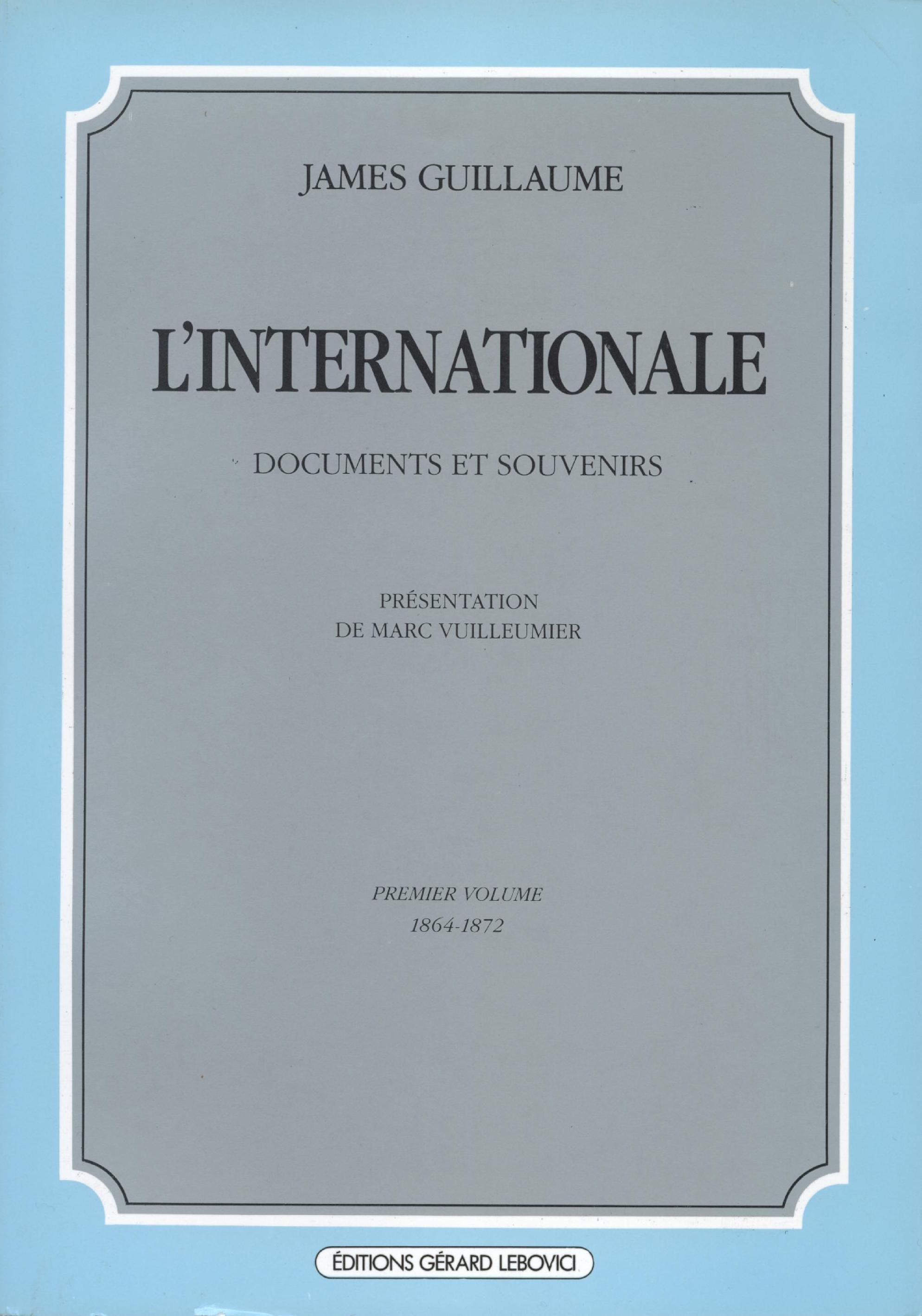 L' Internationale Vol.1