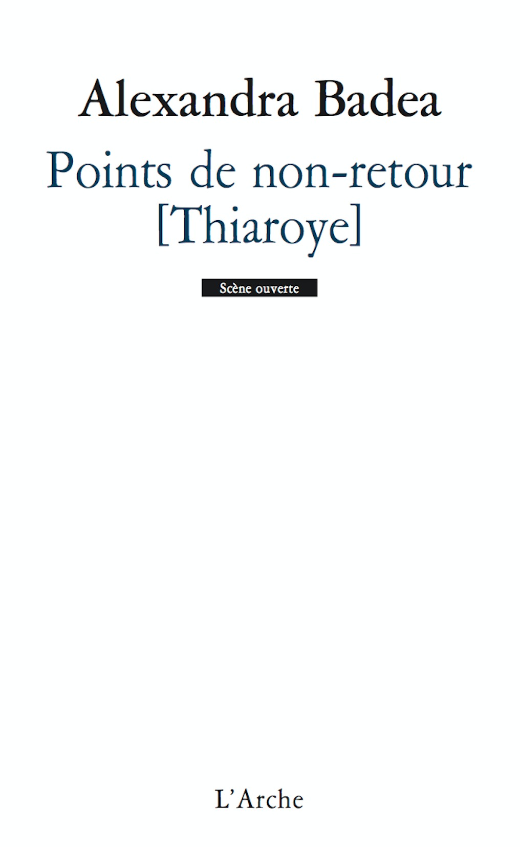Points de non-retour [Thiaroye]