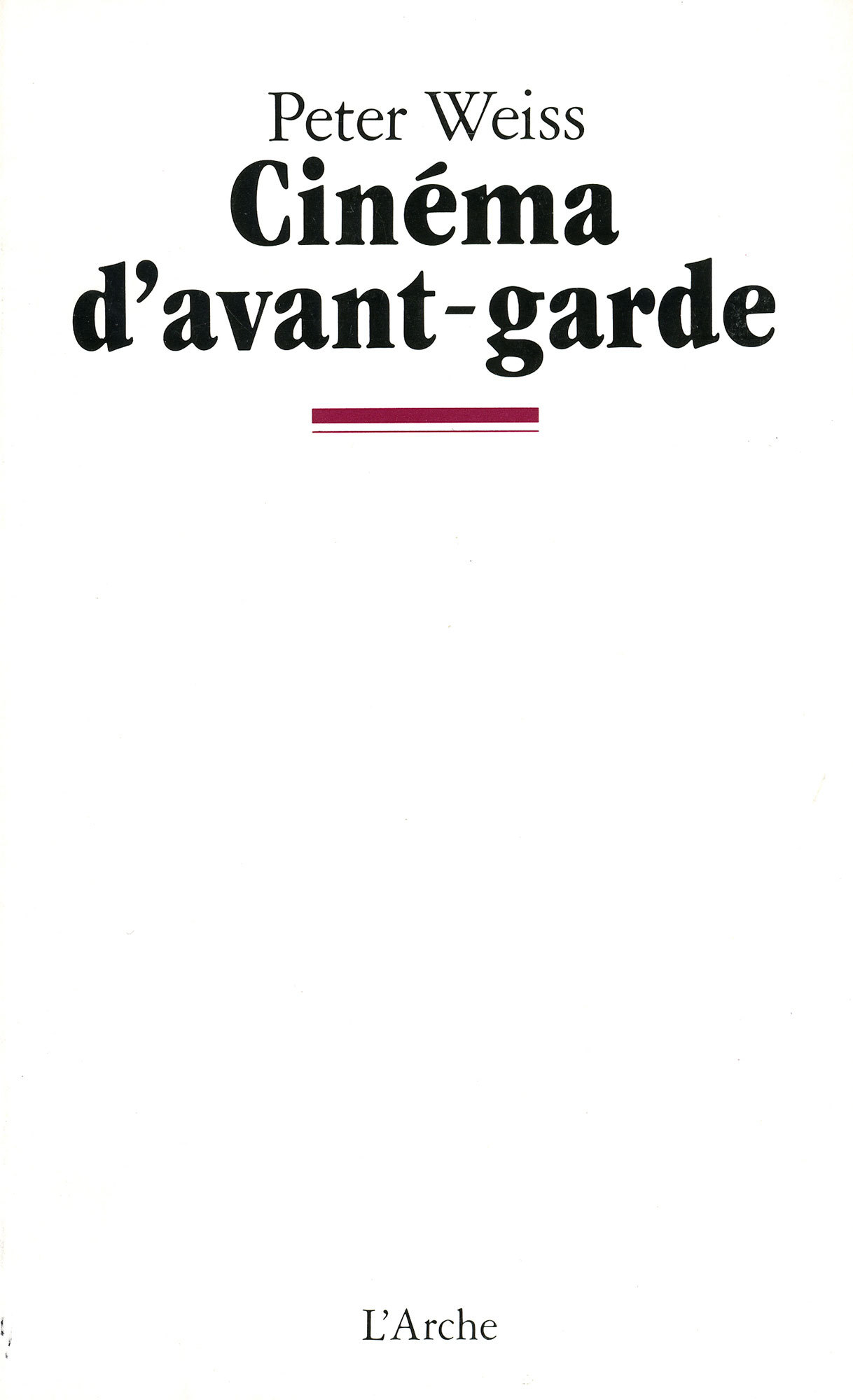 Cinéma d’avant-garde
