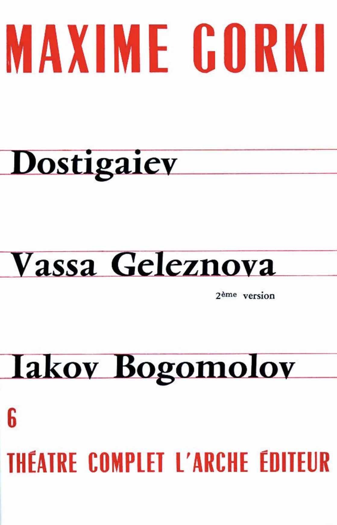 Théâtre T6 Gorki Maxime