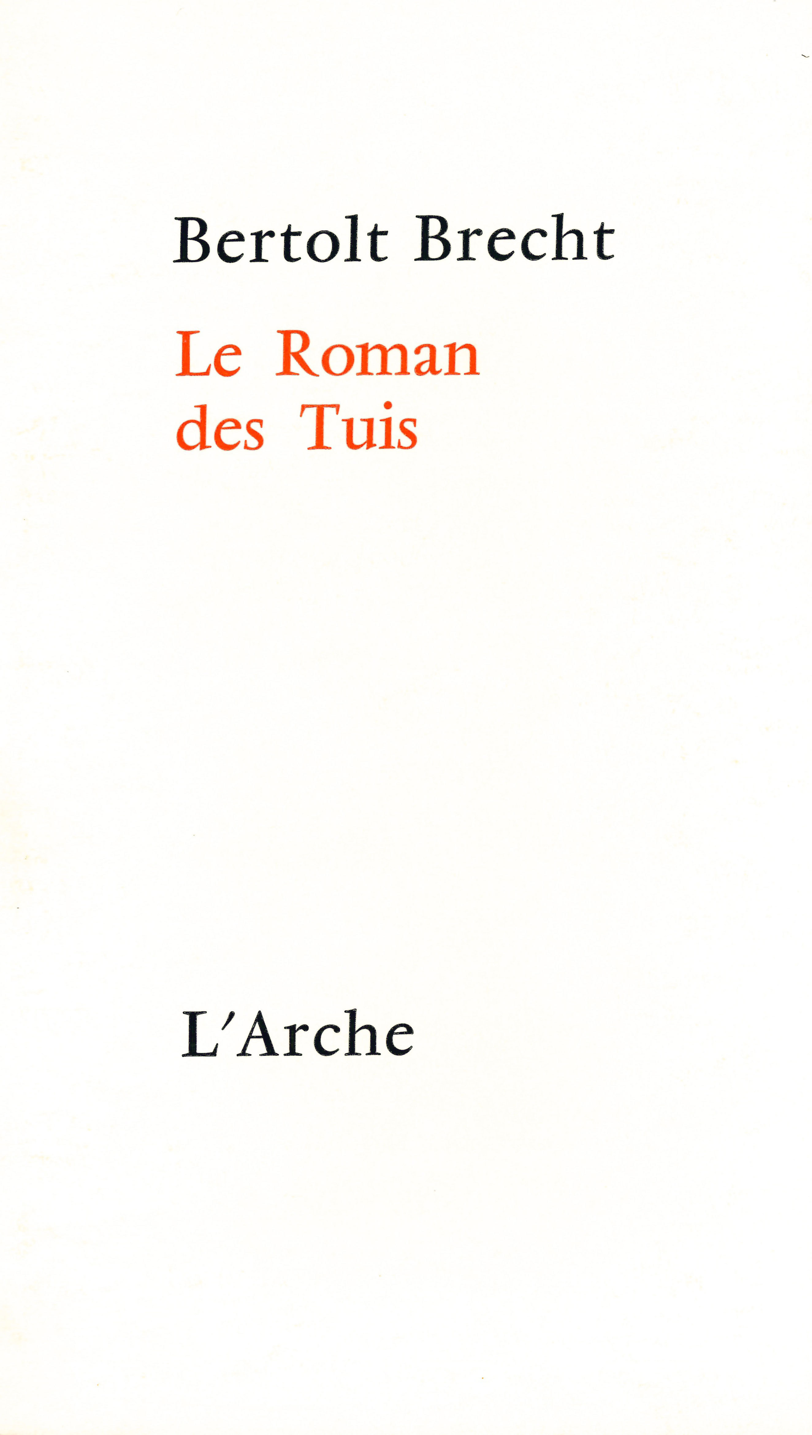 Le Roman des Tuis
