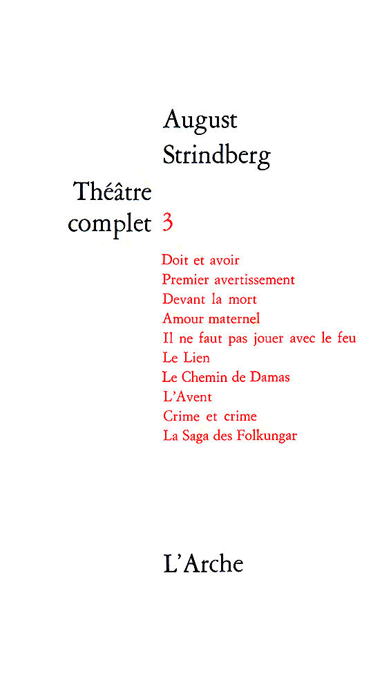 Théâtre T3 Strindberg