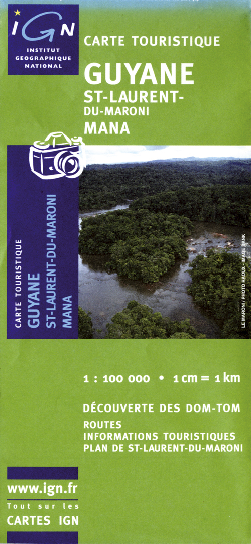 84016 St-Laurent-Du-Maroni/Mana  1/100.000