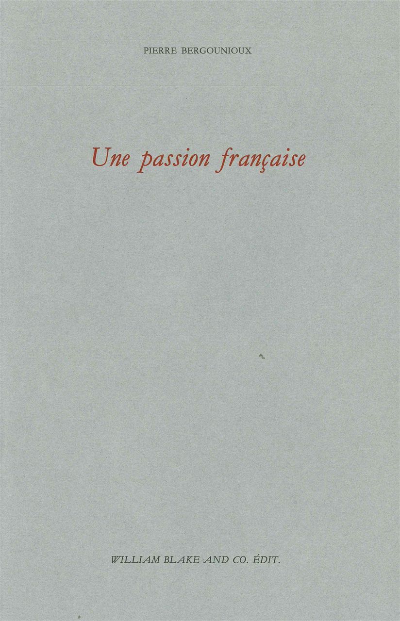 Une passion française