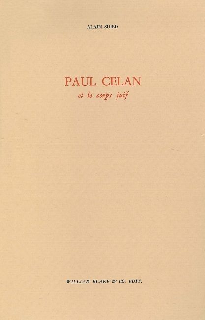 Paul Celan et le corps juif