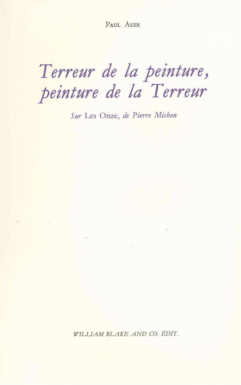 Terreur de la peinture, peinture de la Terreur