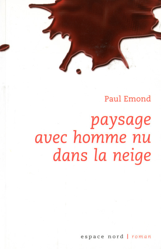 PAYSAGE AVEC HOMME NU DANS LA NEIGE