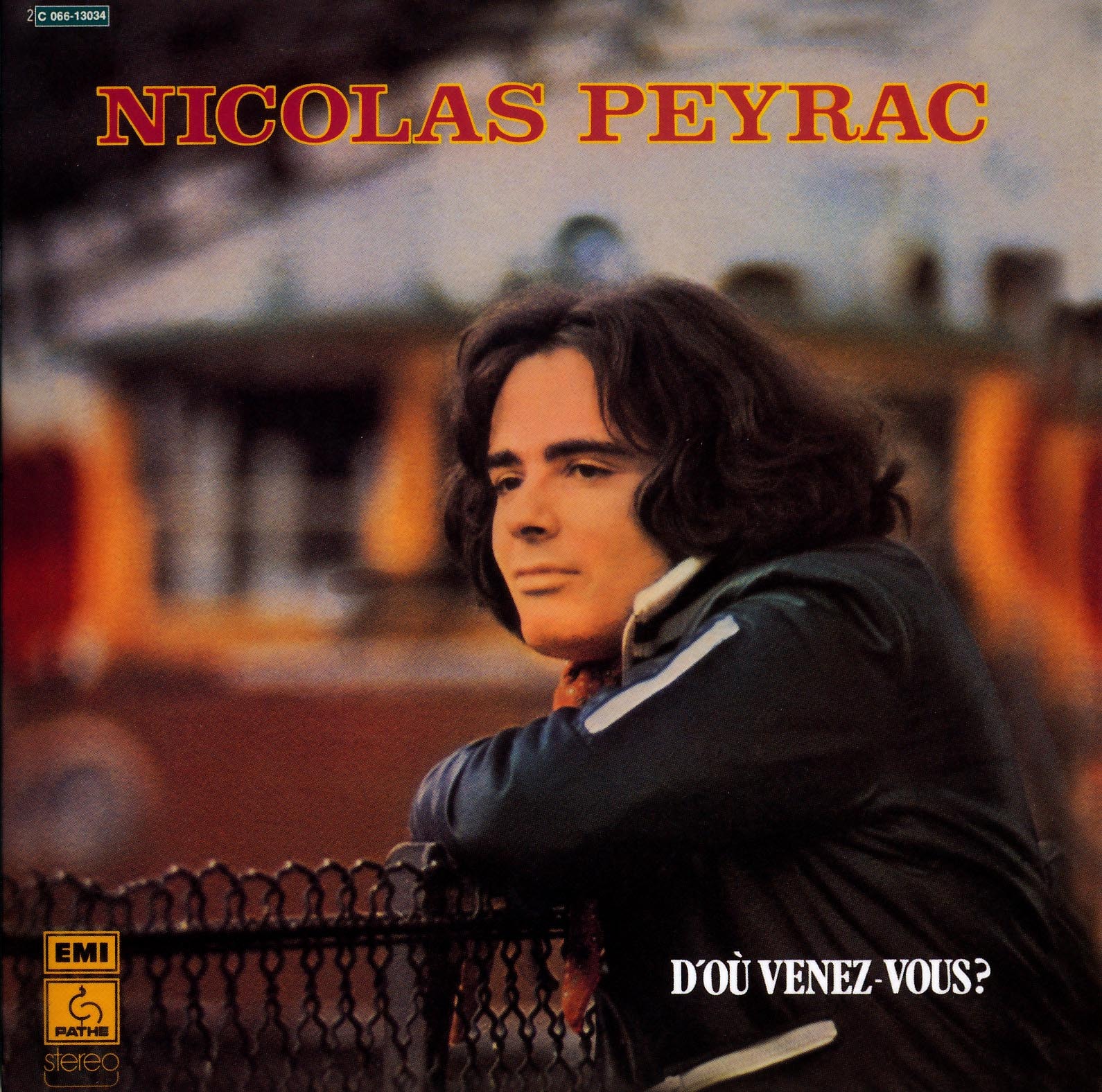 NICOLAS PEYRAC - CD  D'OU VENEZ-VOUS ?