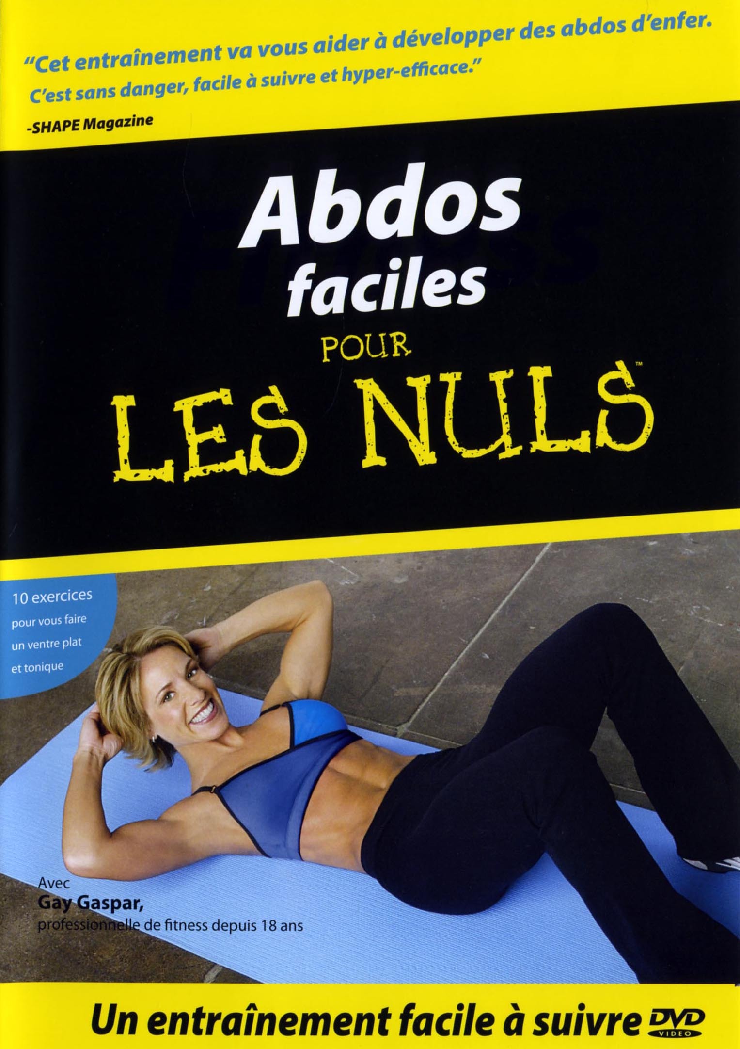 POUR LES NULS - ABDOS FACILES - DVD