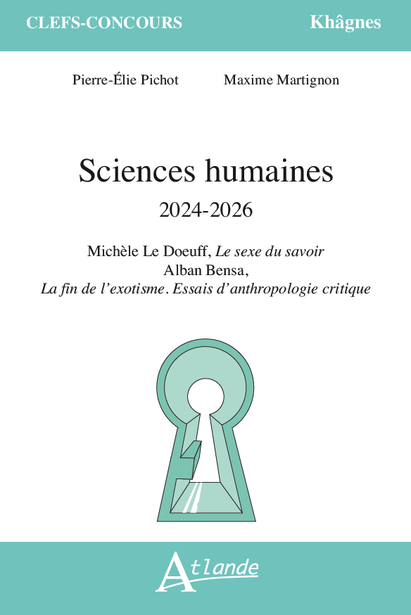 Sciences humaines 2024-2026