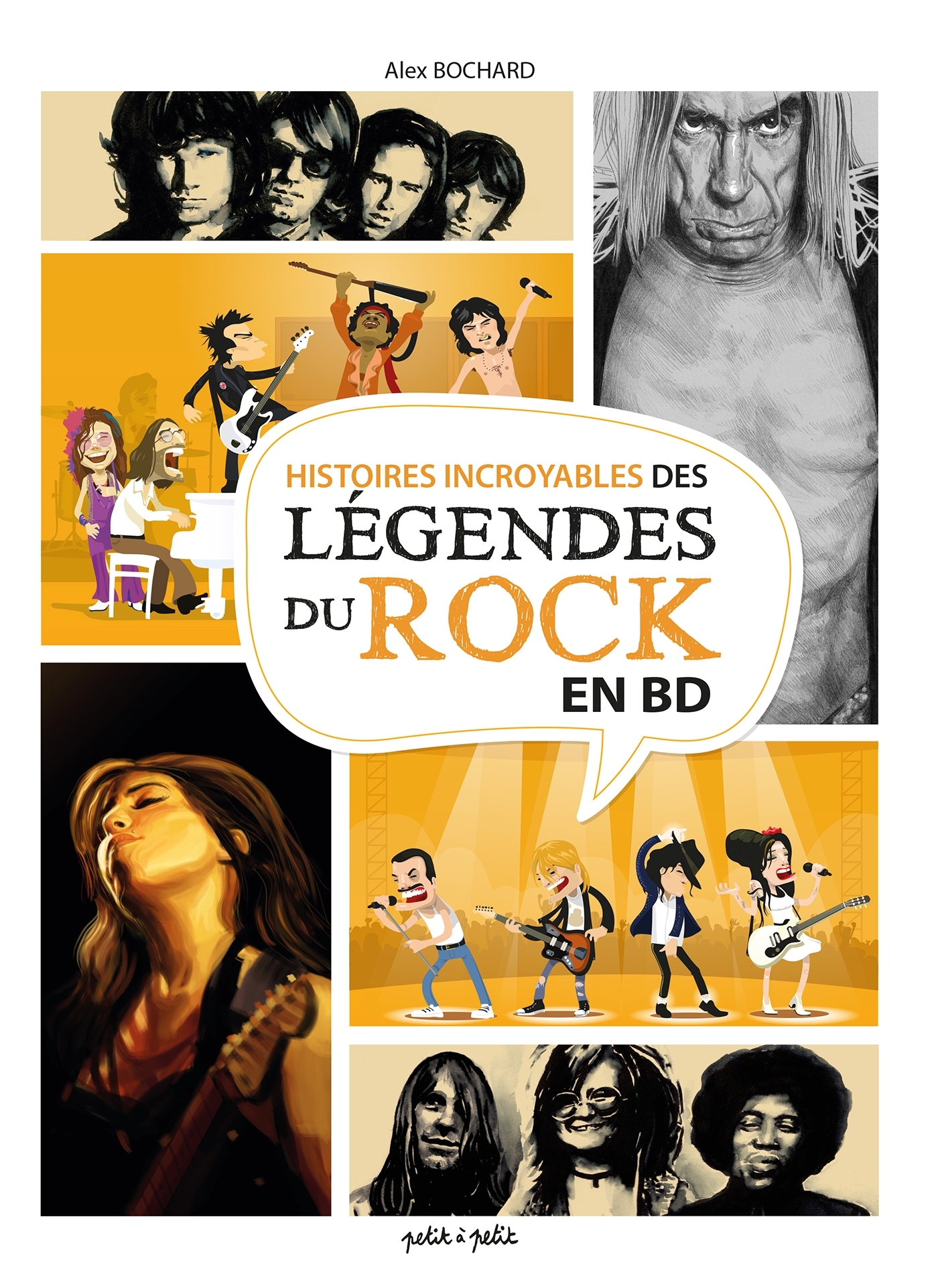 Histoires Incroyables des Légendes du Rock en BD