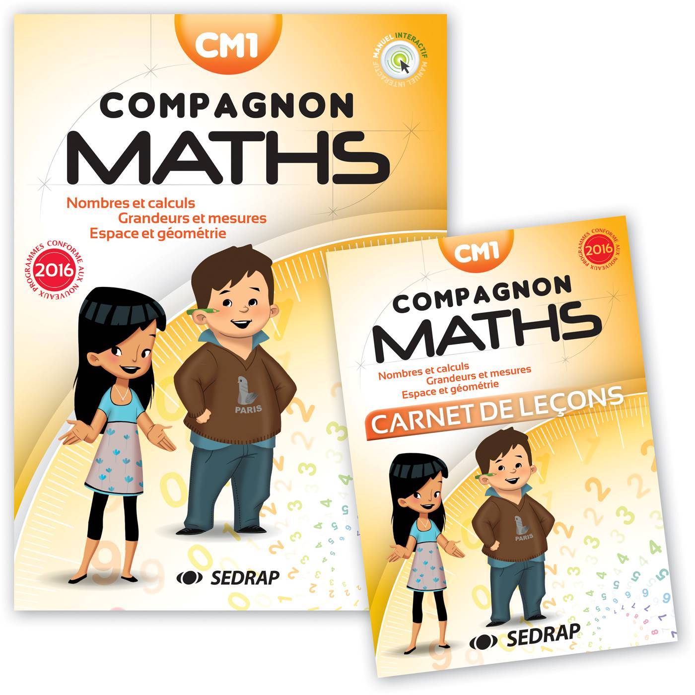 COMPAGNON MATHS CM1 MANUEL EDT 2016