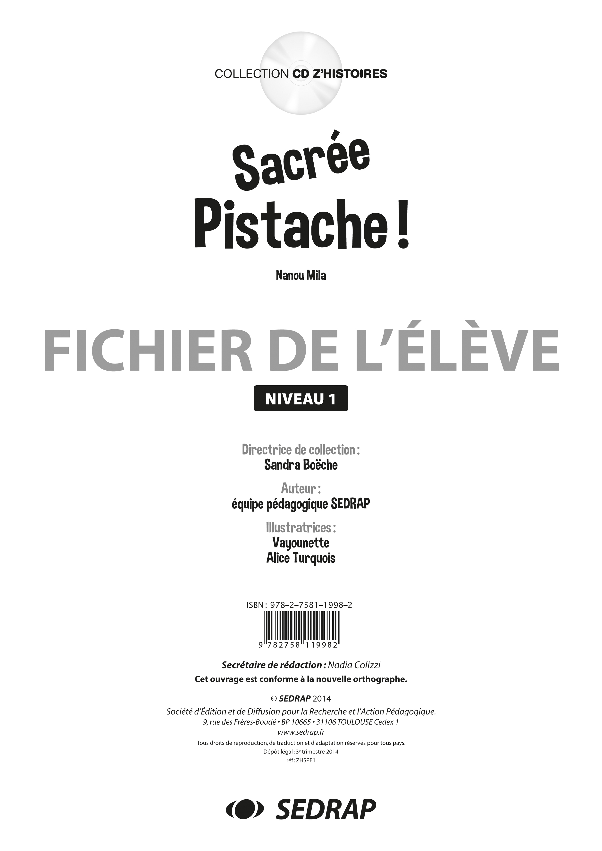 SACREE PISTACHE ! - FICHIER MS
