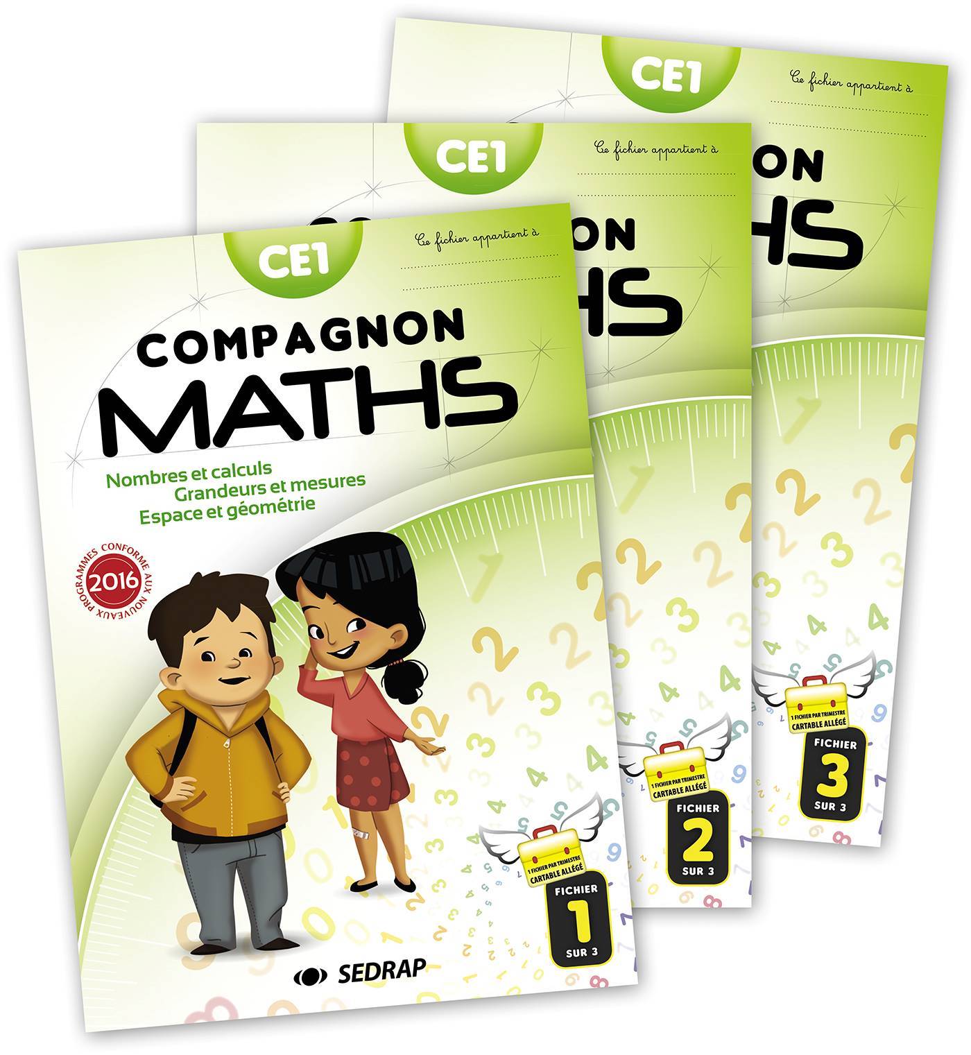 COMPAGNON MATHS CE1 - LOT 20 FICHIERS + VERSION NUMERIQUE INTERACTIVE