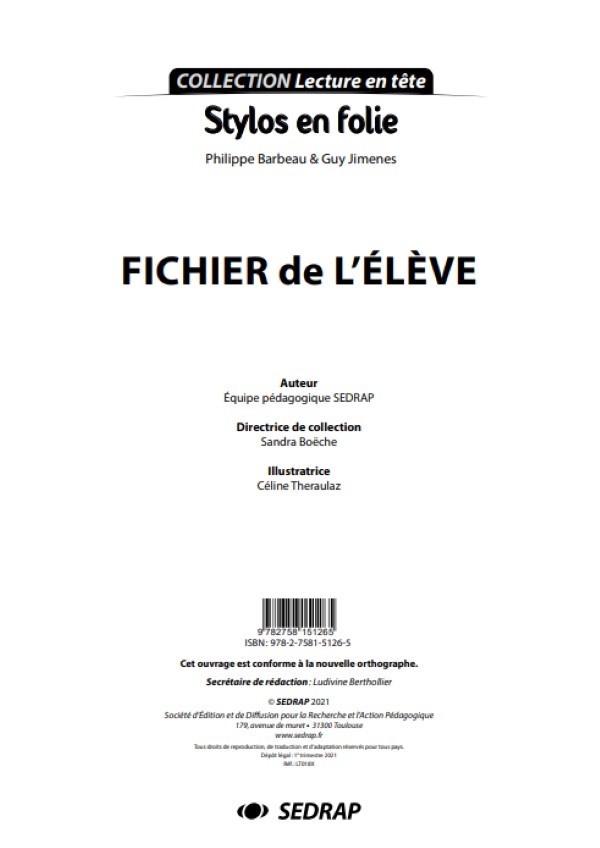 STYLOS EN FOLIE - LE FICHIER