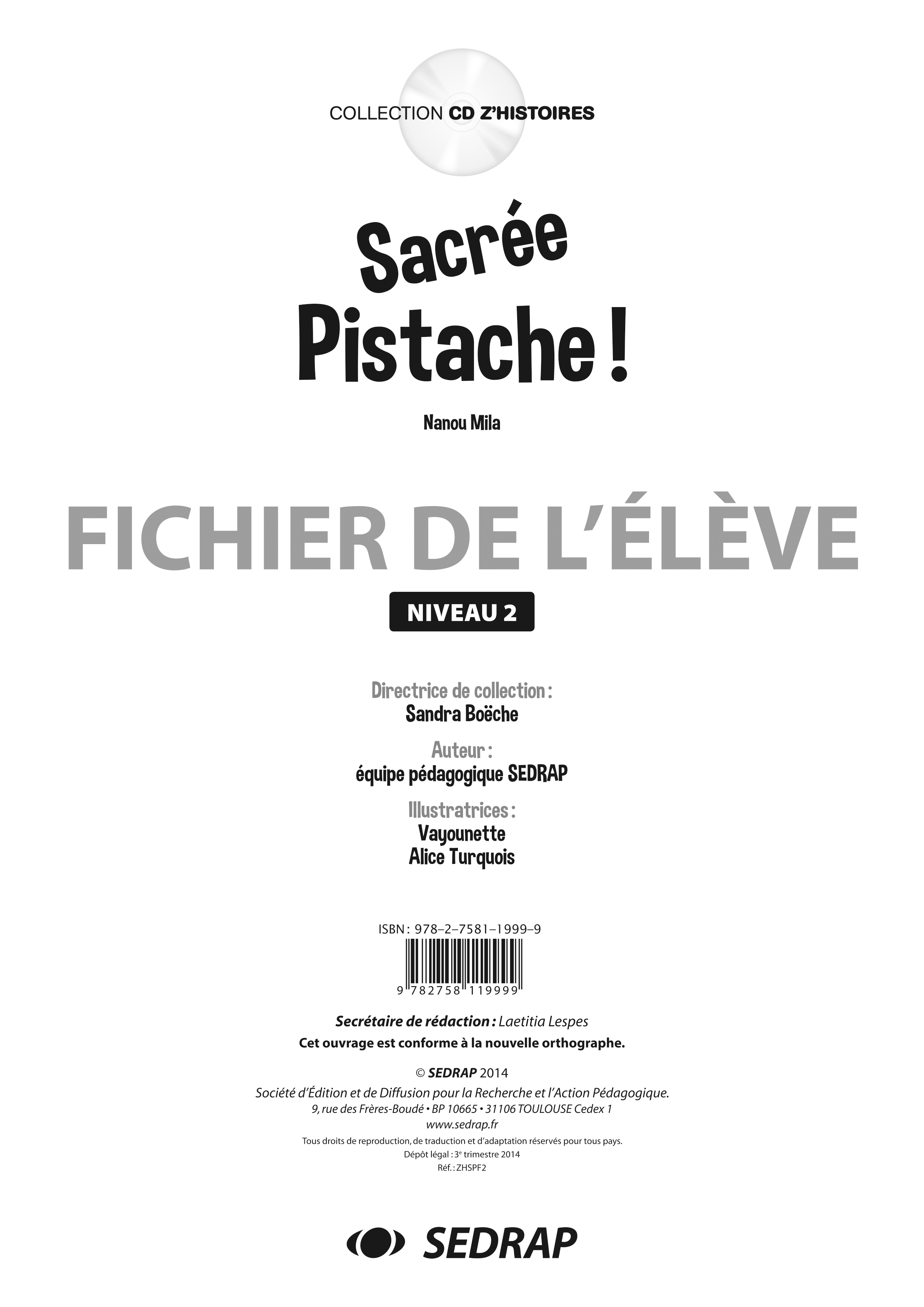 SACREE PISTACHE ! - FICHIER GS
