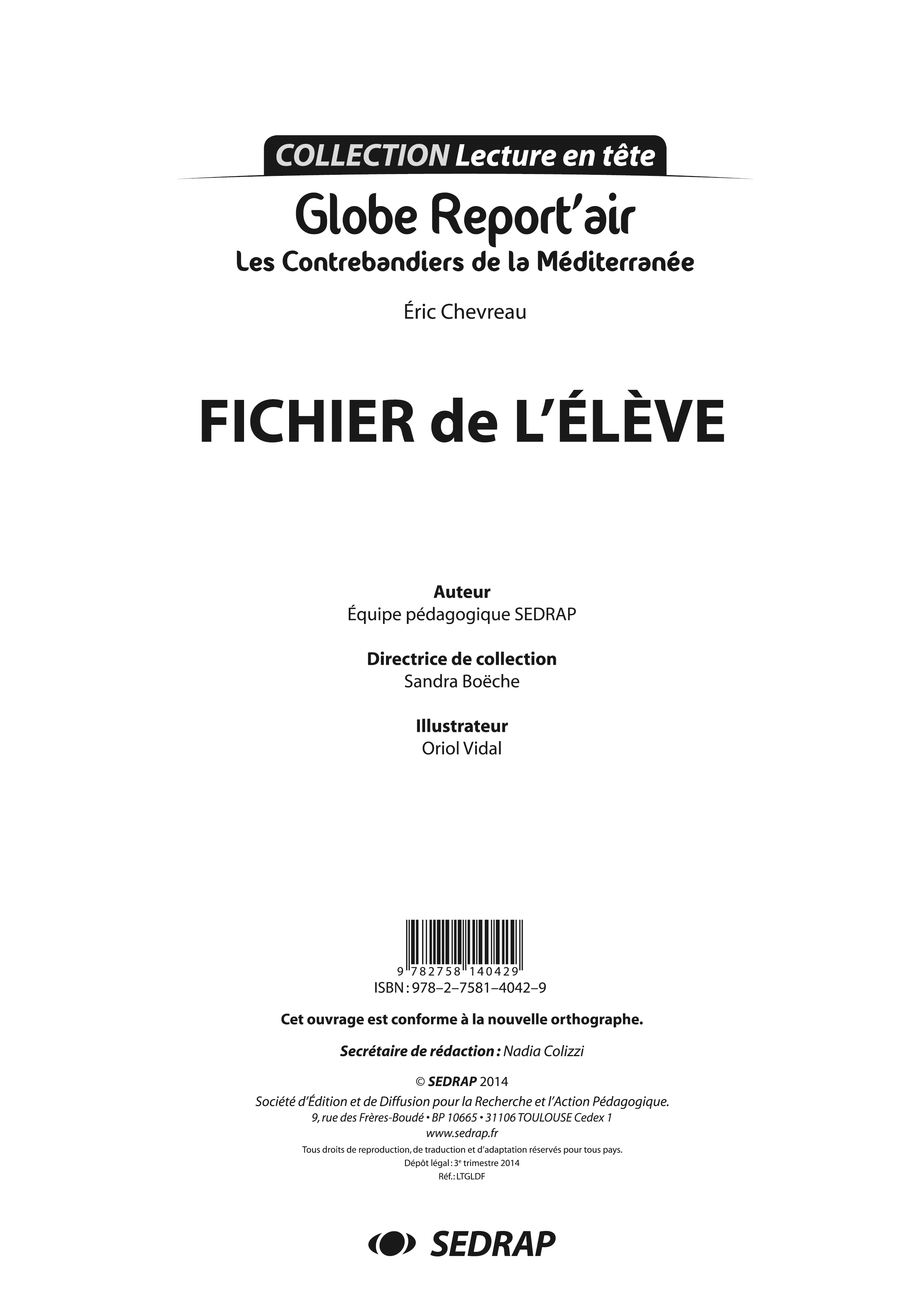 GLOBE REPORT'AIR - FICHIER