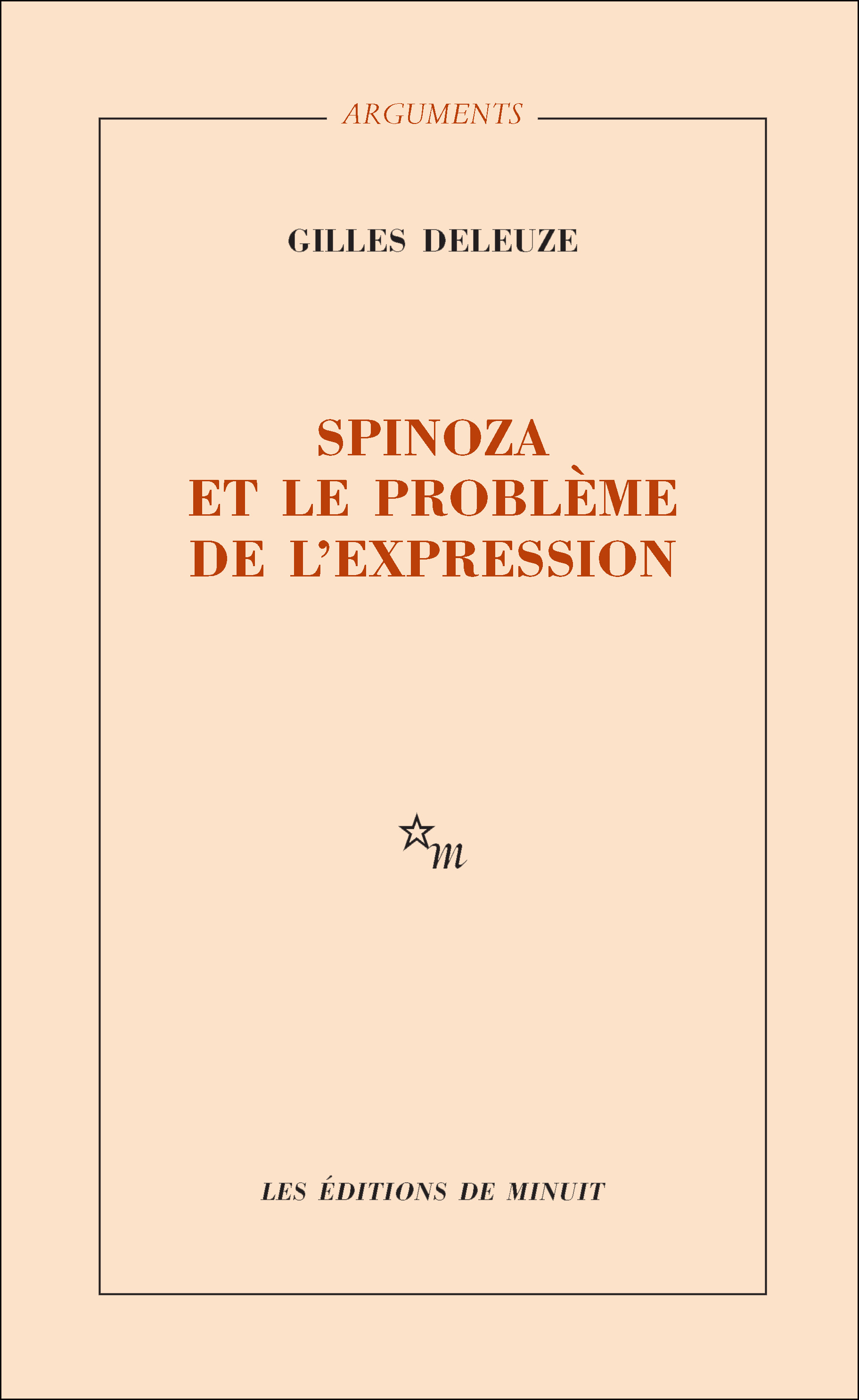 Spinoza et le problème de l'expression