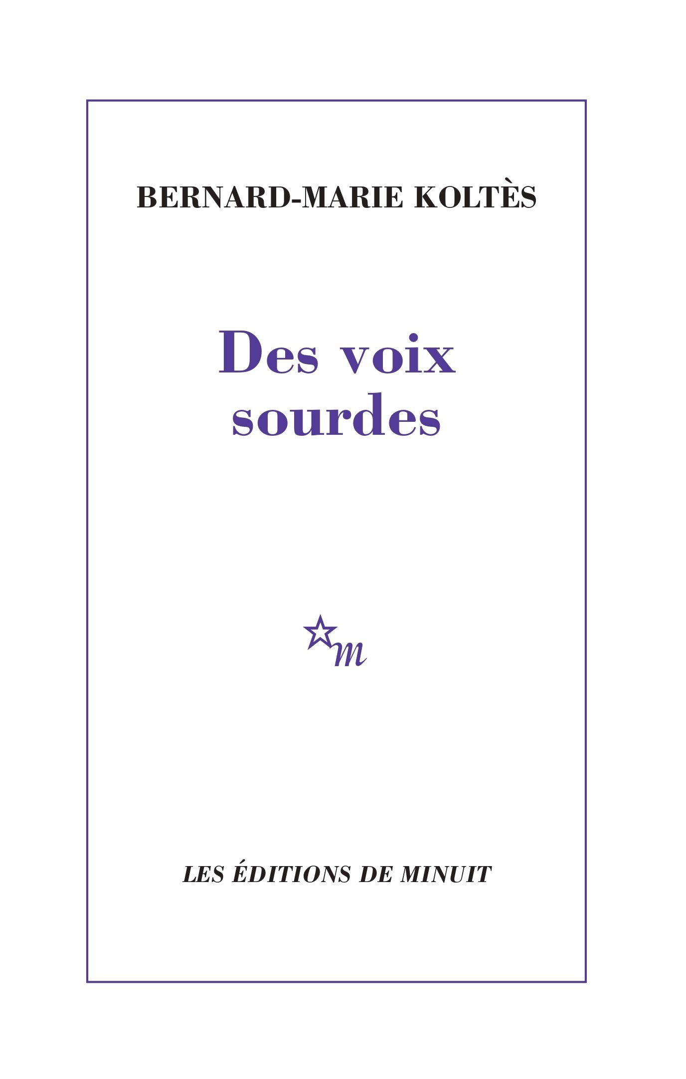 Des voix sourdes
