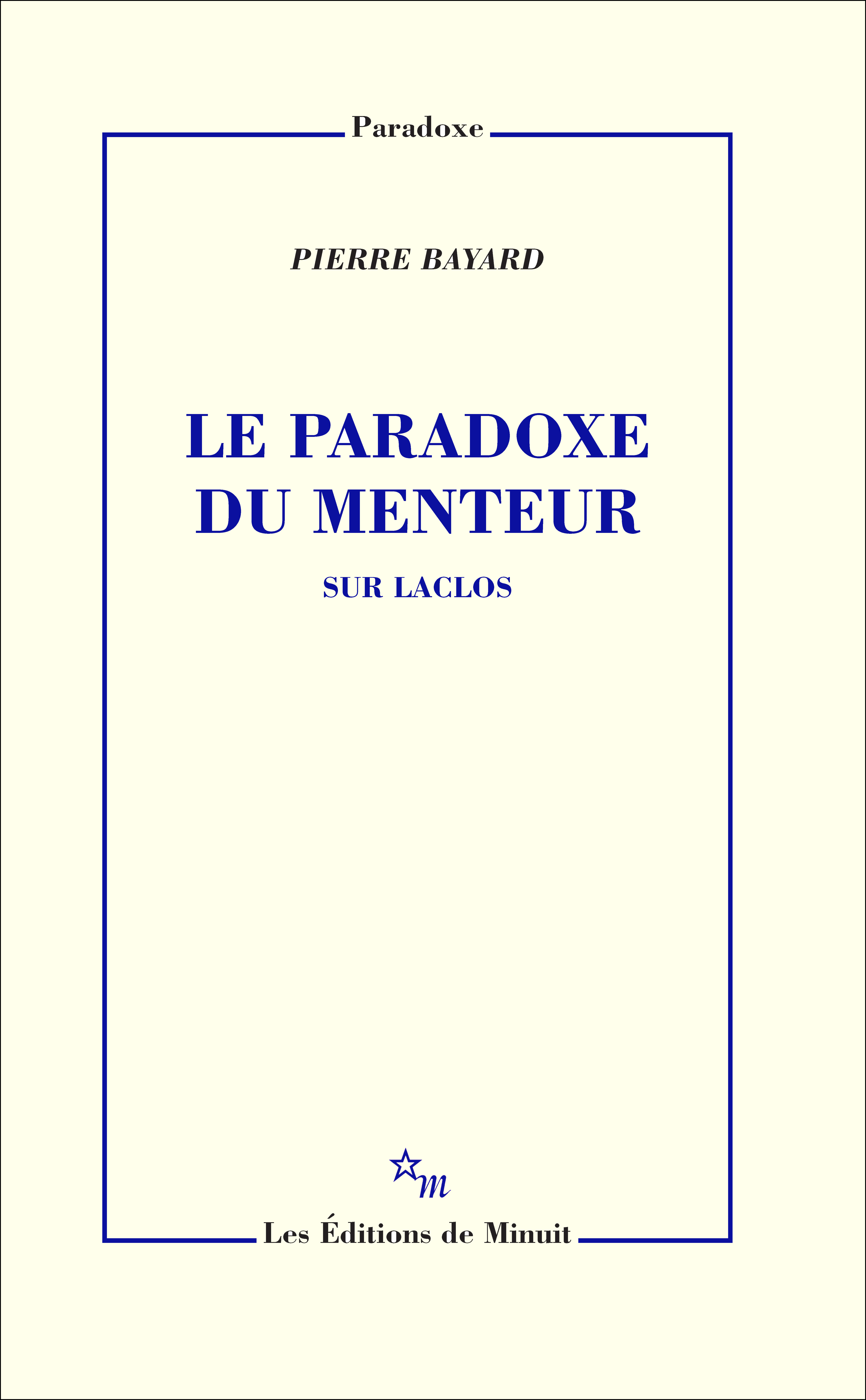 Le paradoxe du menteur