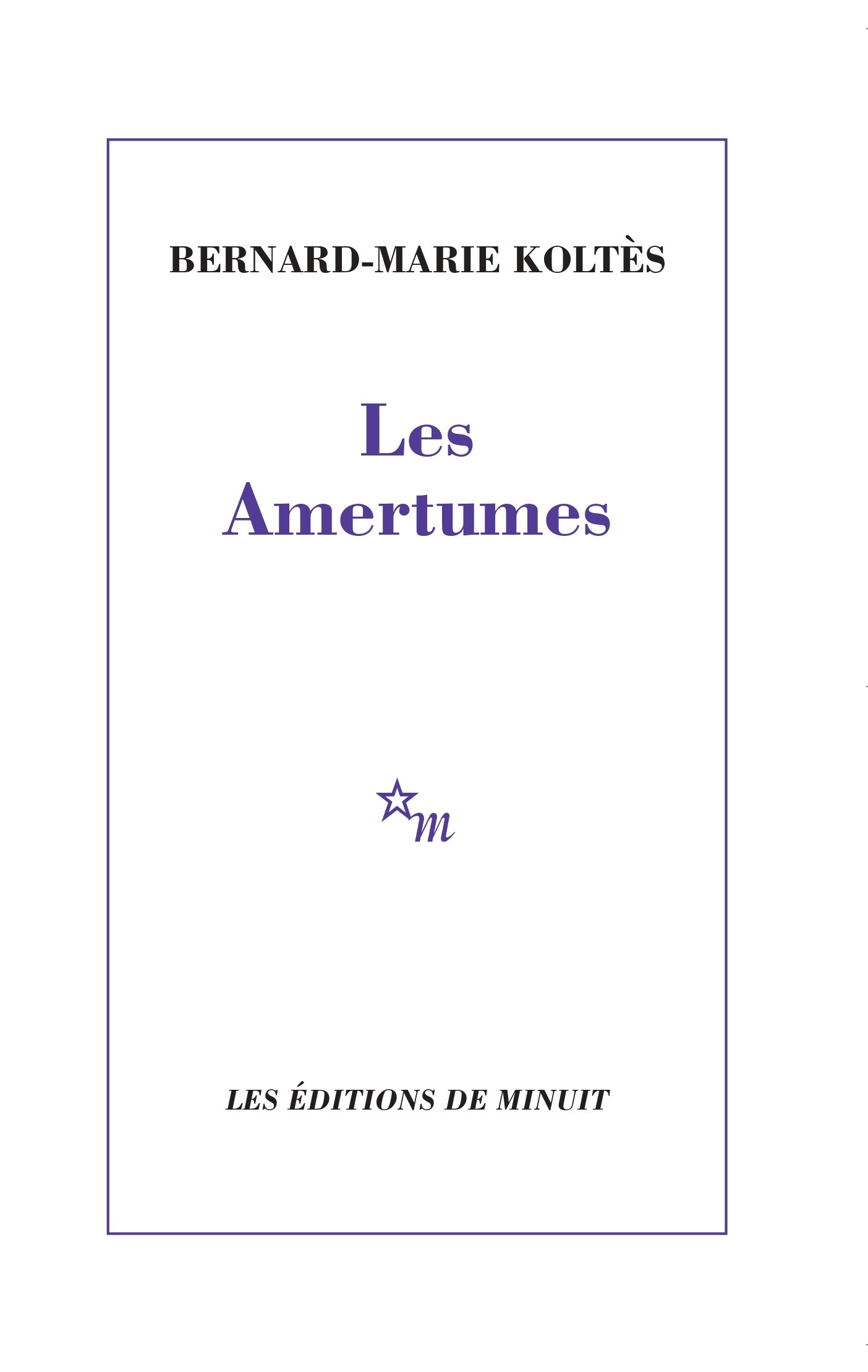 Les amertumes
