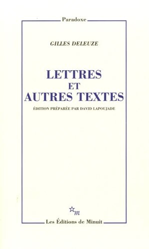 Lettres et autres textes