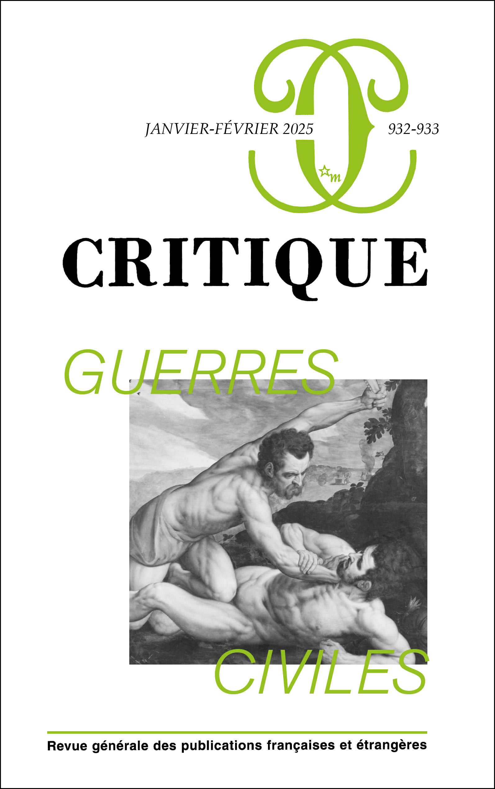 Critique 932-933 Guerres civiles