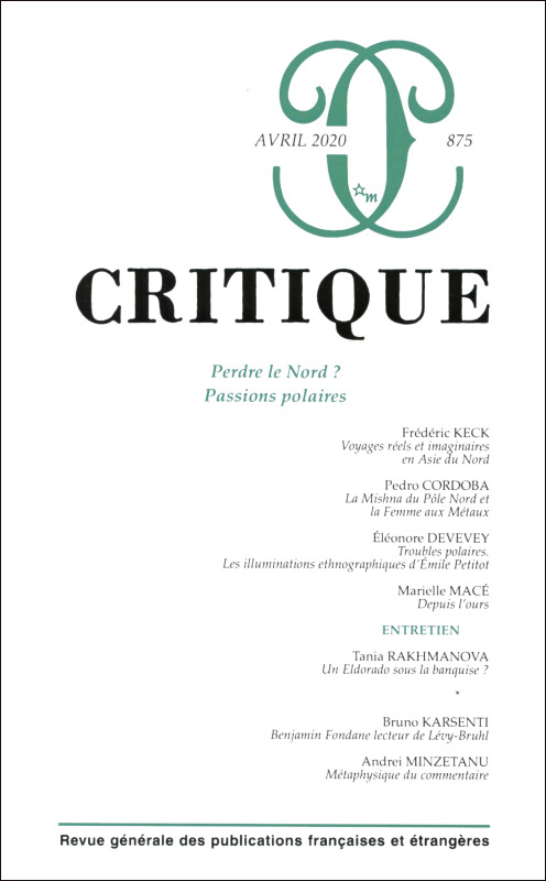 Critique 875 Perdre le nord ? Passions polaires