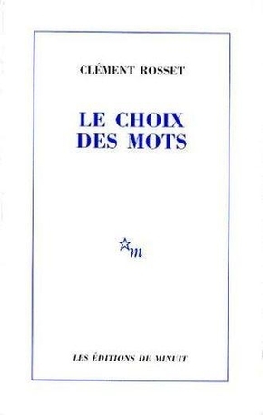 Le choix des mots