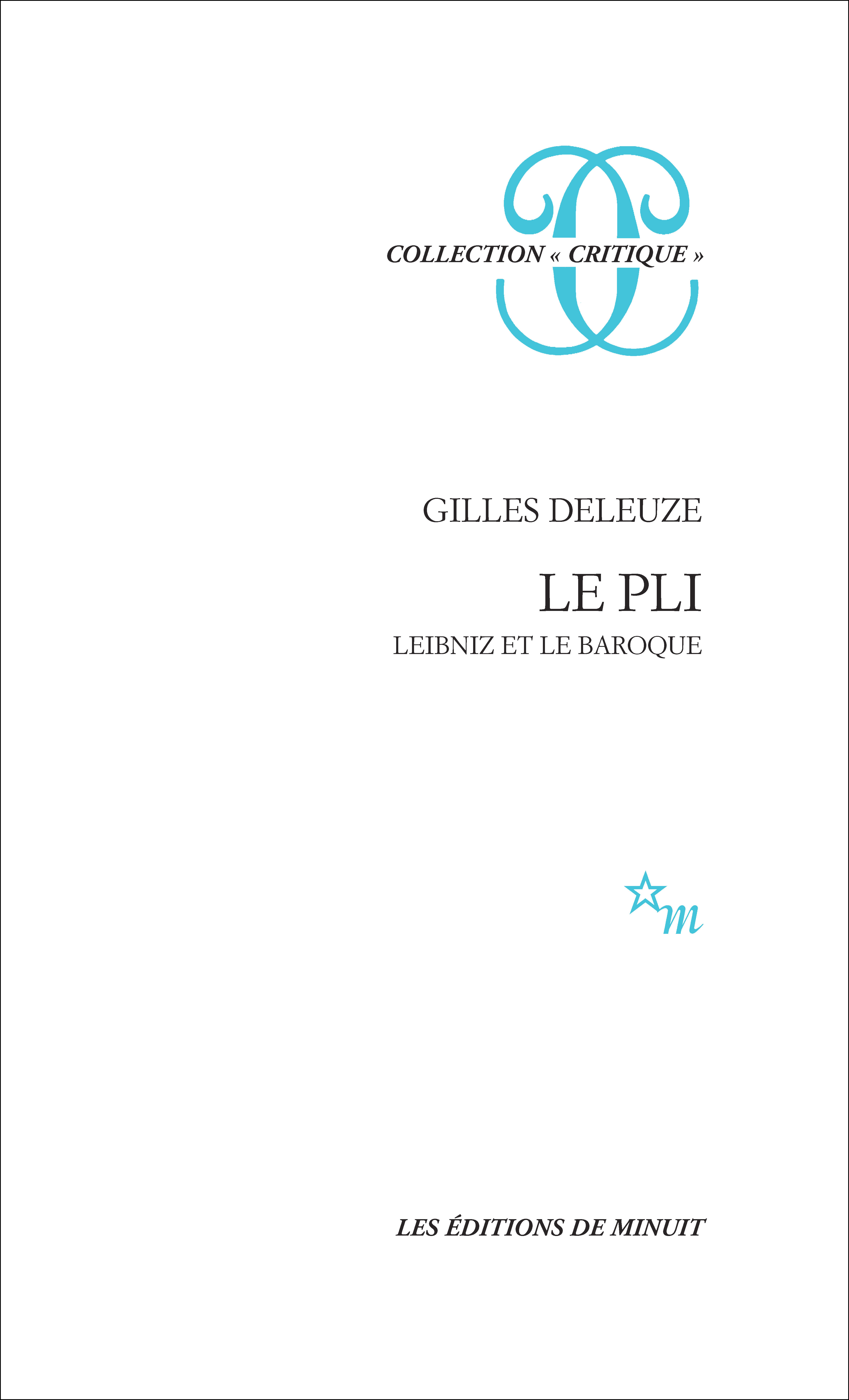Le pli Leibniz et le baroque
