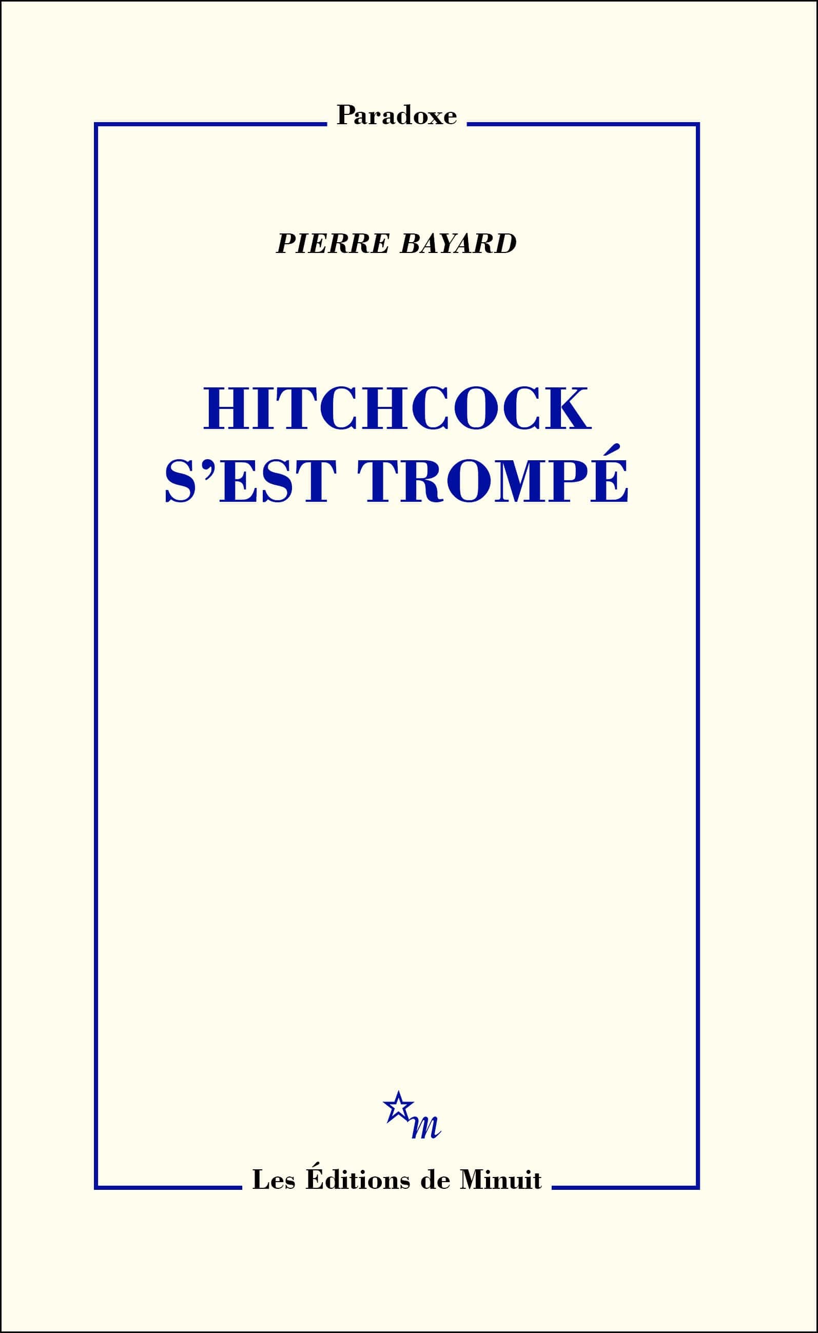Hitchcock s'est trompé