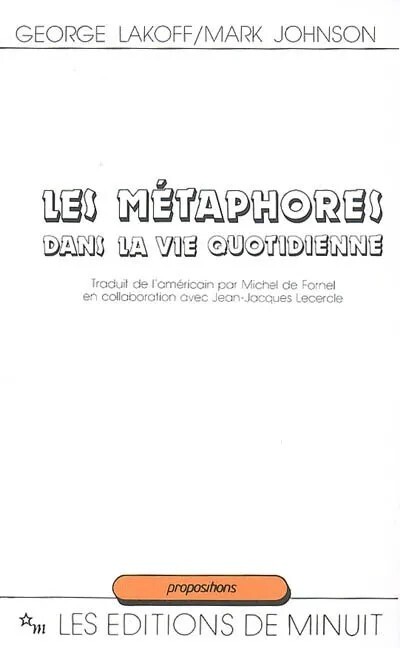 Métaphores dans la vie quotidienne