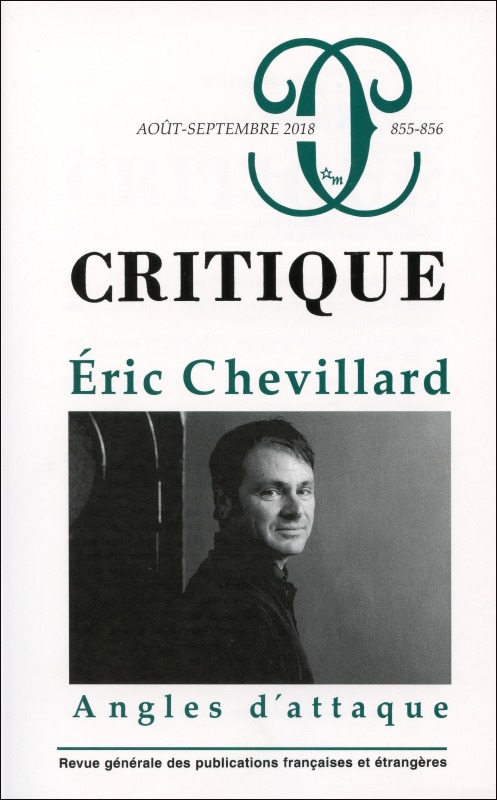 Critique 855-856  Eric Chevillard angles d'attaque